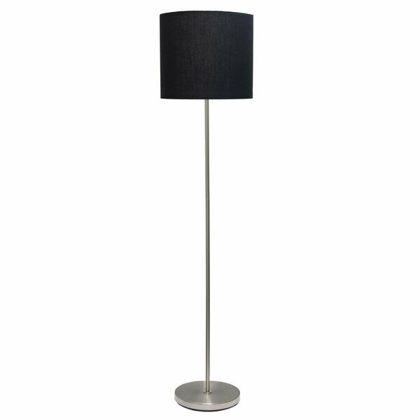 Star Brite Drum Shade Floor Lamp - Black, Brushed Nickel ST2519690